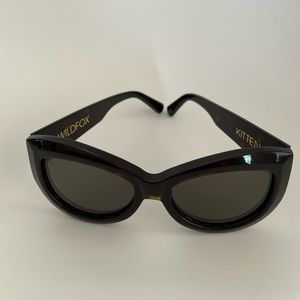 Wildfox Kitten Cat Eye Sunglasses in Dark Tortoise